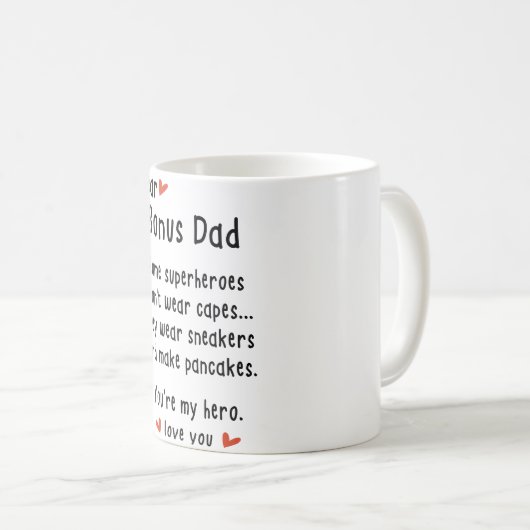 Funny Bonus Vater Kaffeetasse (VorderseiteRechts)