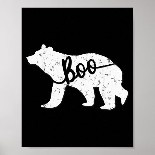 Funny Boo Bear Nickname Matching Shirt Poster (Vorne)