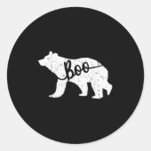 Funny Boo Bear Nickname Matching Shirt Runder Aufkleber (Vorderseite)