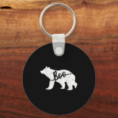 Funny Boo Bear Nickname Matching Shirt Schlüsselanhänger (Vorderseite)