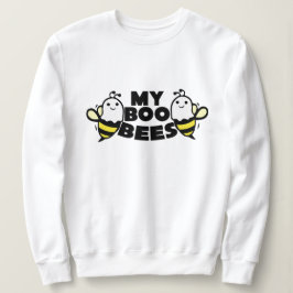 Funny Boo Bees Wordplay Halloween Sweatshirt
