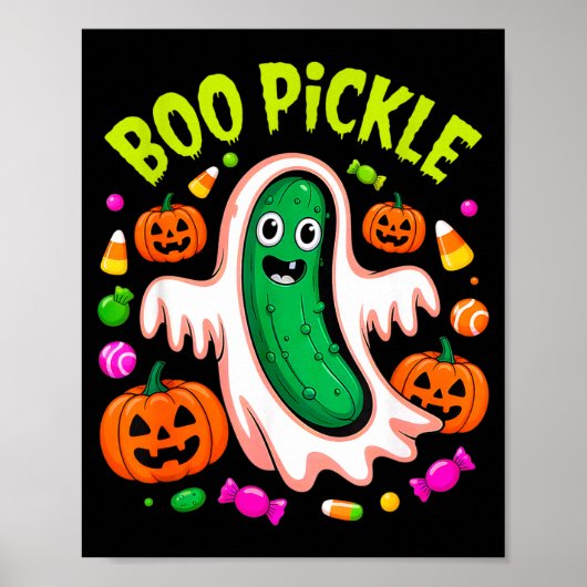 Funny Boo Ckle Halloween Party Costume Soky Poster (Vorne)
