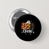 Funny Boo Crew Ghost Lover Matching Halloween Men Button (Vorne & Hinten)