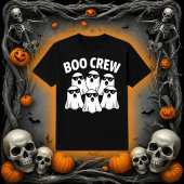 Funny Boo Crew Ghosts with Sunglasses Halloween T-Shirt