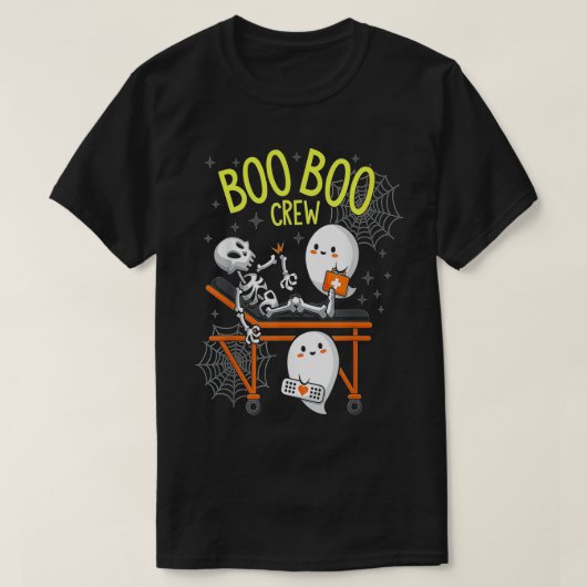 Funny BOO CREW Nurse RN Halloween 2022 T-Shirt (Design vorne)