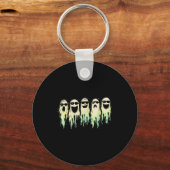 Funny Boo Cute Ghost Halloween Soky Fall Season Vi Schlüsselanhänger (Vorderseite)