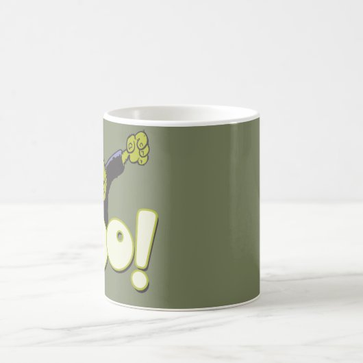 Funny BOO Frankenstein Monster Halloween Kaffeetasse (Mittel)