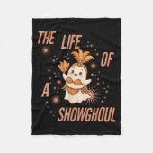 Funny Boo Ghost das Leben eines Showghoul Spooky H Fleecedecke (Vorderseite)