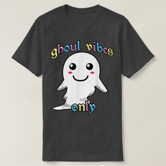 Funny Boo Ghost Ghoul Vibes nur als Halloween-Gesc T-Shirt (Design vorne)