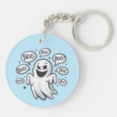 Funny Boo Ghost Schlüsselanhänger (Rückseite)