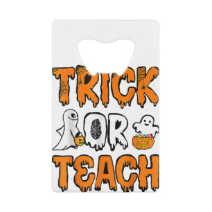 Funny Boo Ghost Trick oder Lehrer Ghost Hallo Geldbeutel Flaschenöffner