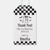 Funny Boo Halloween Geburtstagsfeier Geschenktag Geschenkanhänger (Rückseite)