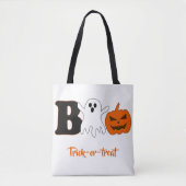 Funny Boo Halloween Tasche (Vorderseite)
