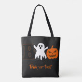 Funny Boo Halloween Tote Bag Tasche (Rückseite)