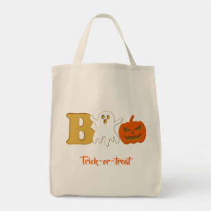 Funny Boo Halloween Tote Bag Tragetasche