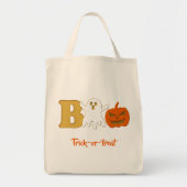 Funny Boo Halloween Tote Bag Tragetasche (Vorne)