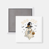 Funny Boo-jee Ghost Halloween Boo Jee Ghost Spooky Magnet (Vorderseite/Rückseite)