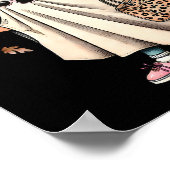 Funny Boo Jee Ghost Halloween Boo Jee Ghost Spooky Poster (Ecke)