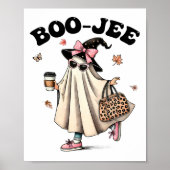 Funny Boo Jee Ghost Halloween Boo Jee Ghost Spooky Poster (Vorne)