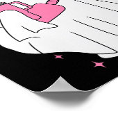 Funny Boo-jee Ghost Halloween Boo Jee Ghost Spooky Poster (Ecke)
