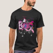 Funny Boo Pumpkin Hexe Rosa Ribbon Brustkrebs T-Shirt (Vorderseite)