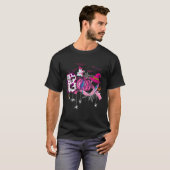 Funny Boo Pumpkin Hexe Rosa Ribbon Brustkrebs T-Shirt (Vorne ganz)