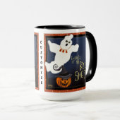 Funny Boo Sheet Niedlich Ghost individuell anpassb Tasse (VorderseiteRechts)