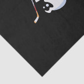 Funny Boo spielt Eishockey Halloween Long Sleeve Seidenpapier (Ausschnitt)