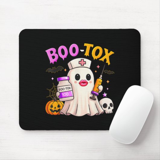 Funny Boo Tox ästhetische Krankenschwester Ghost S Mousepad (Mit Mouse)