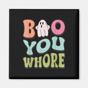 Funny Boo You Funny Groovy Halloween Niedlich Ghos Magnet