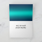 Funny Boogers Karte (Innenseite)