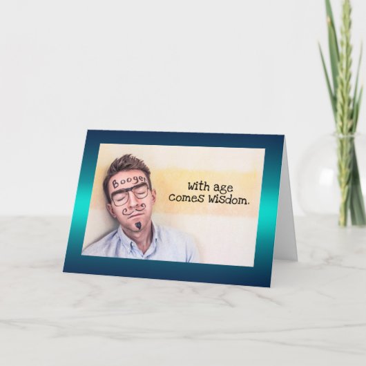 Funny Boogers Karte (Vorderseite)