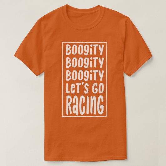 Funny Boogity Lasse Go Racing Race Car Driving Quo T-Shirt (Design vorne)