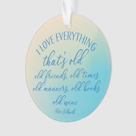 Funny Book Club Freunde Weinangebot Winter Blau Ornament (Vorderseite)