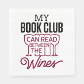 Funny Book Club Serviette (Vorderseite)