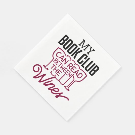 Funny Book Club Serviette (Ecke)