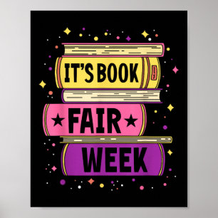 Funny Book Fair Bookworm Bibliothek The Book Fair  Poster