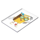 Funny Book Glass Trendy Paper Shoe Notebook Notizblock (Linke Seite)