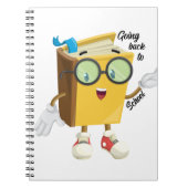Funny Book Glass Trendy Paper Shoe Notebook Notizblock (Vorderseite)