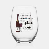 Funny Book Group Reg Weinkeller Club Weinglas Ohne Stiel (Rückseite)