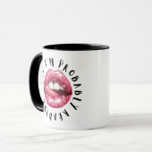 Funny Book Liebhaber Ich lese wahrscheinlich Smut Tasse (Vorderseite Links)