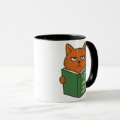 Funny Book Lover Cat Mug Cat Mom Cat Dad Tasse (VorderseiteRechts)