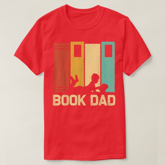 Funny Book Lover Design Vater Männer Leser Li T-Shirt (Design vorne)