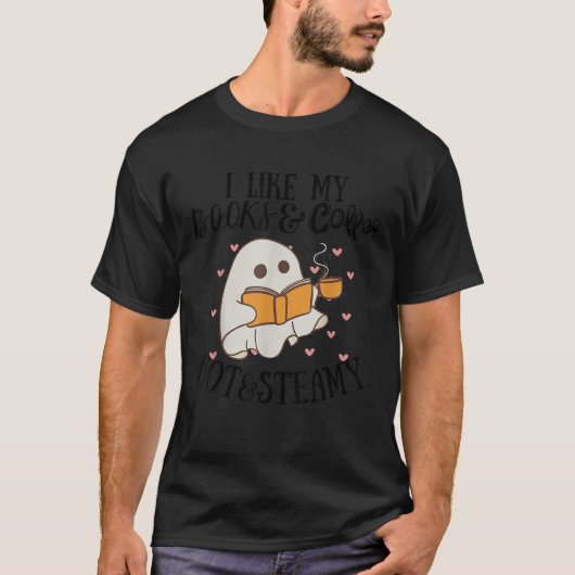 FUNNY Book Lover Ghost Reader Booklehrer Libr T-Shirt (Vorderseite)