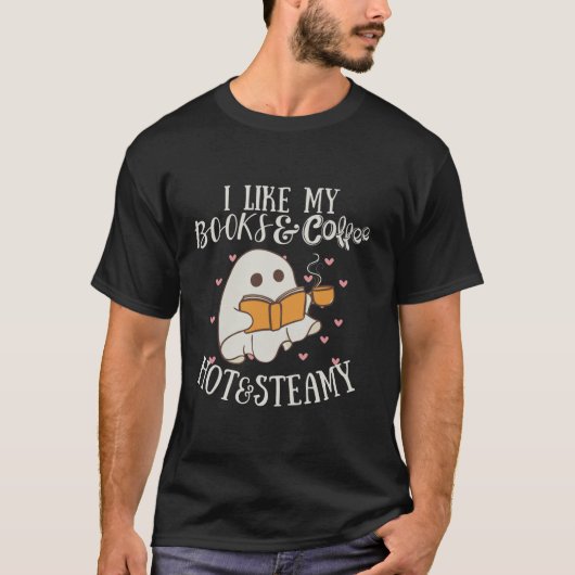 FUNNY Book Lover Ghost Reader Booklehrer Libr T-Shirt (Vorderseite)