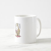 Funny Book Lover Giraffe Long Form Tall Tales Lese Kaffeetasse (VorderseiteRechts)