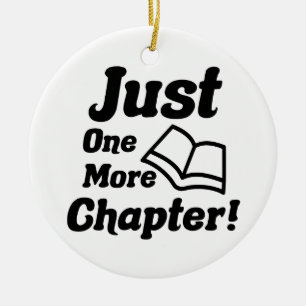 Funny Book Lover Keramik Ornament