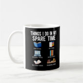 Funny Book Lover Spaß Bookworm Reader Kaffeetasse (Links)