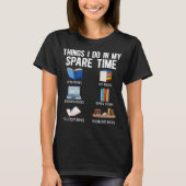 Funny Book Lover Spaß Bookworm Reader T-Shirt (Vorderseite)