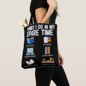 Funny Book Lover Spaß Bookworm Reader Tasche (Von Nahem)